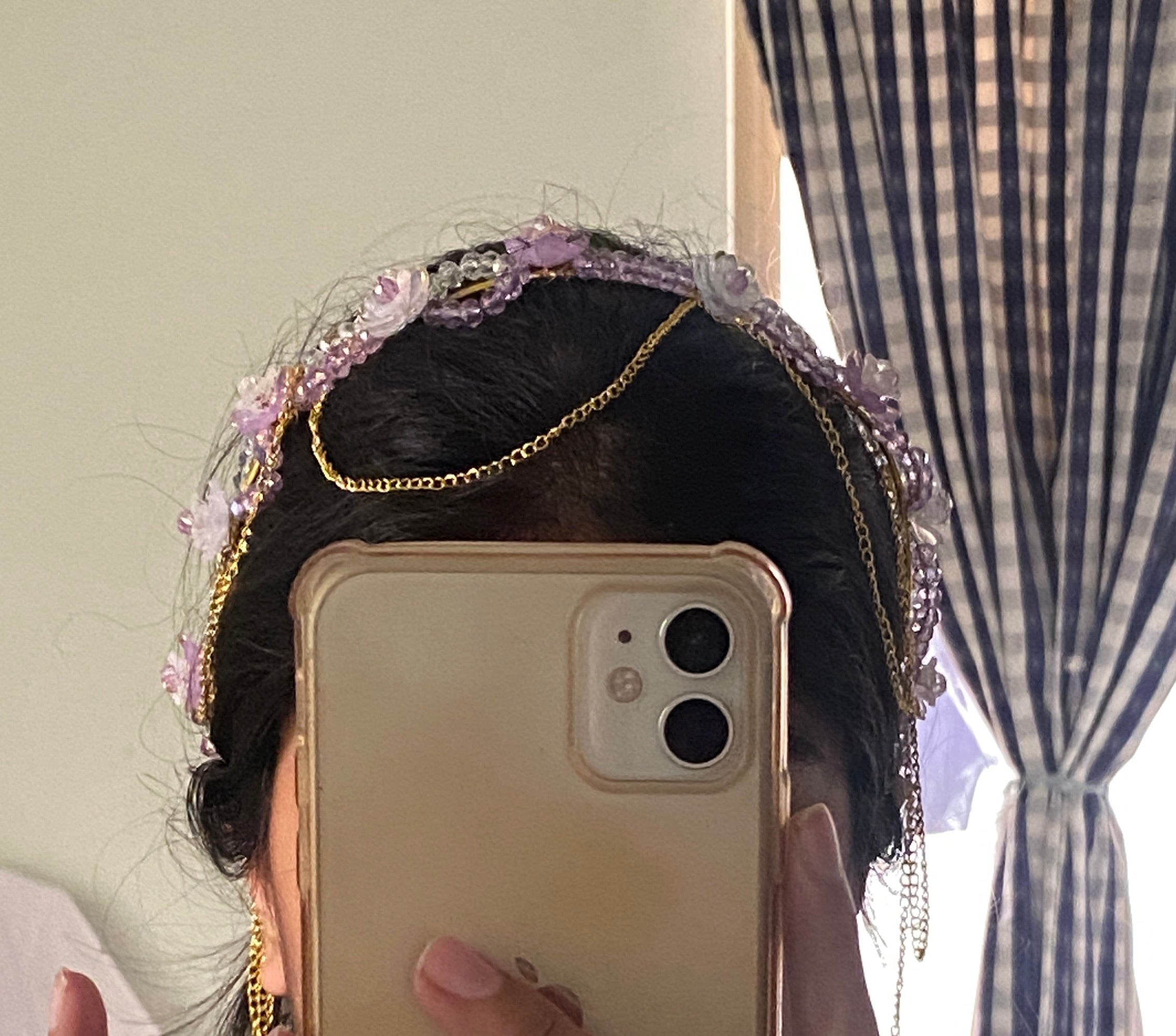 Lilac head band