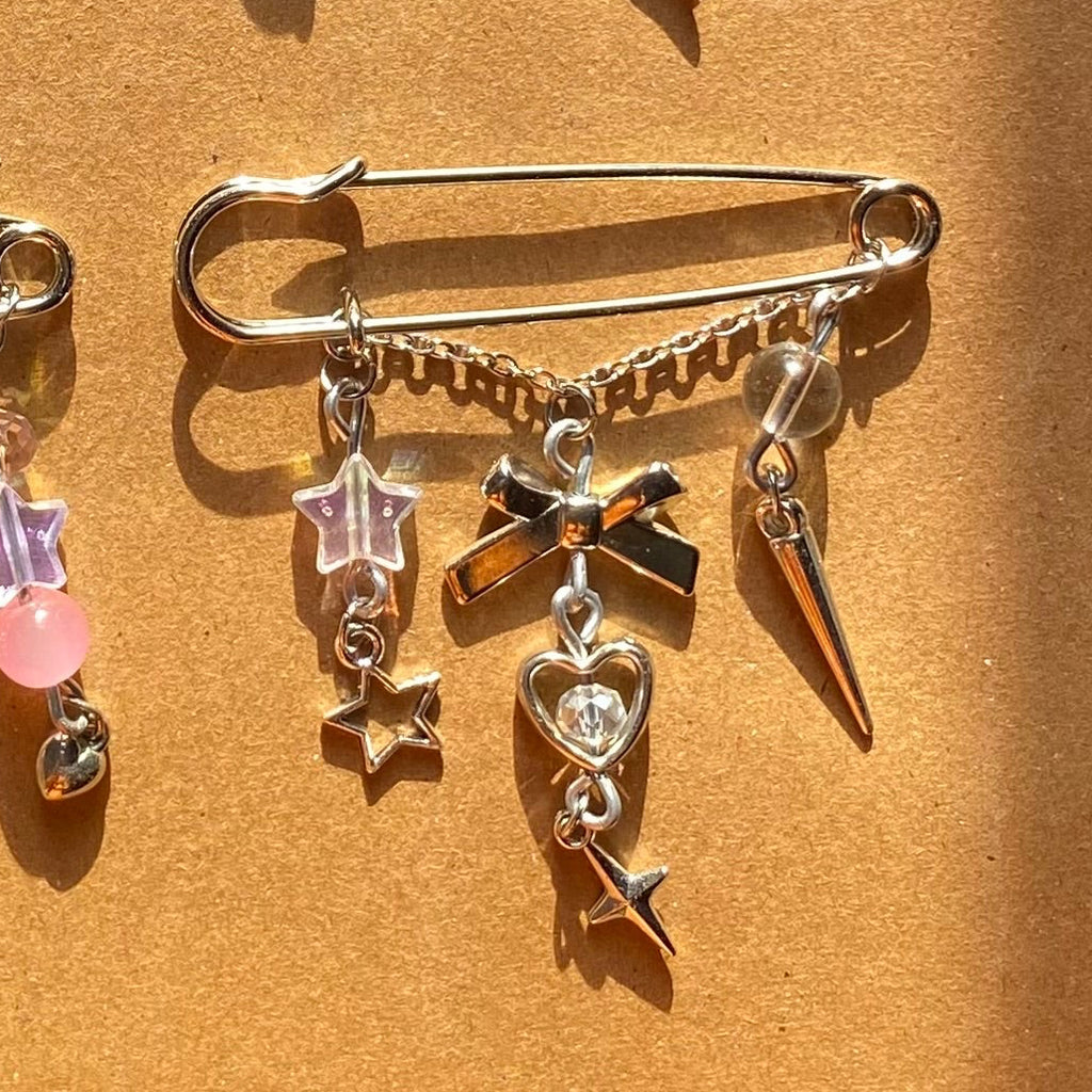 Crystal bag pin