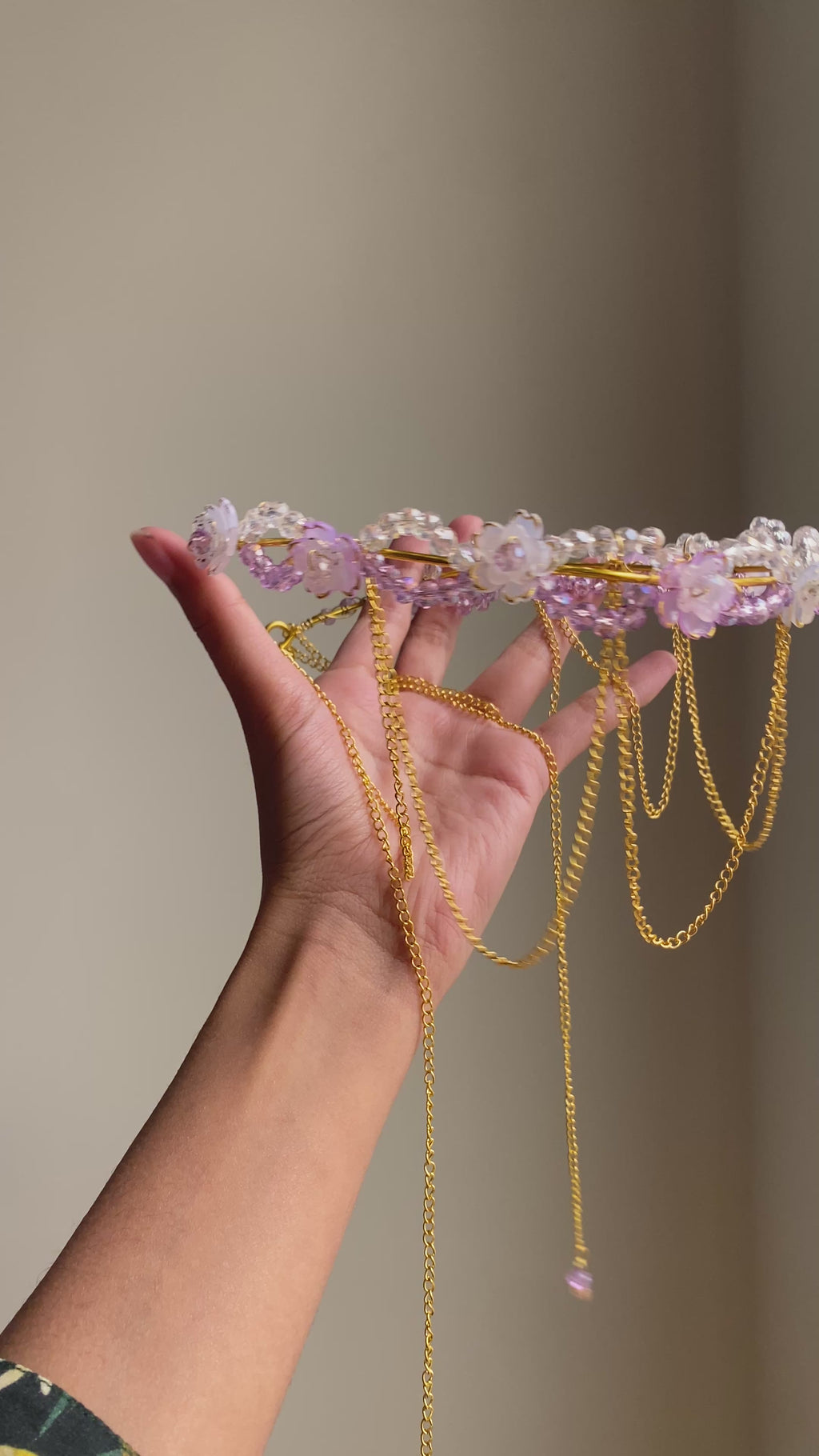 Lilac head band